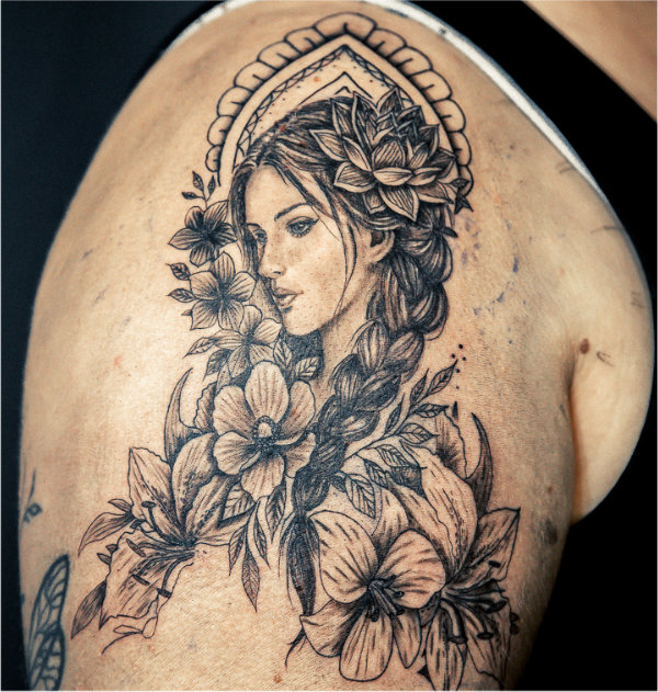 Tatouage floral